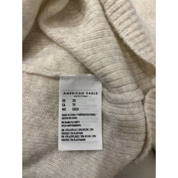 American Eagle Chillside Cowl Neck Soft Sweater Size XS Oversize Fit - Picture 10 of 13